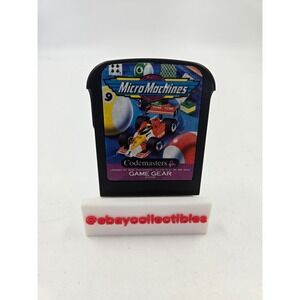 Micro Machines Sega Game Gear Codemasters Racing Video Game Cartridge 1993
